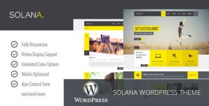 Solana - Responsive Multipurpose WordPress Theme by iWebStudio