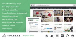 Sparkle - Outstanding Magazine theme for WordPress